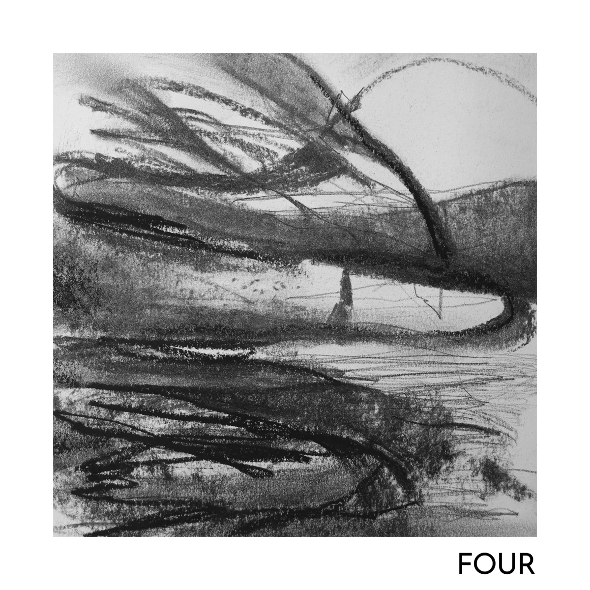 Kohlezeichnung – Cover von Before We Thought About It FOUR